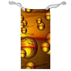 Sunset Bubbles Jewelry Bag by Siebenhuehner