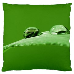 Waterdrops Large Cushion Case (single Sided)  by Siebenhuehner