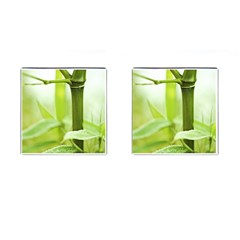 Bamboo Cufflinks (square) by Siebenhuehner