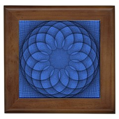 Spirograph Framed Ceramic Tile by Siebenhuehner