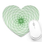 Spirograph Mouse Pad (Heart) Front