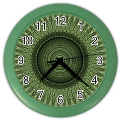 Mandala Wall Clock (color) by Siebenhuehner