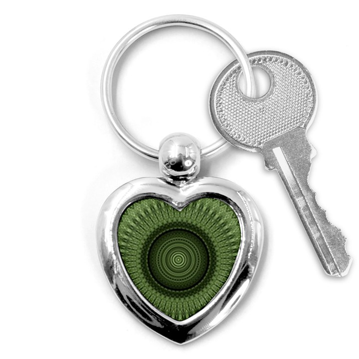 Mandala Key Chain (Heart)