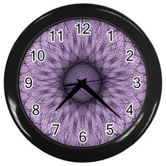 Mandala Wall Clock (black) by Siebenhuehner