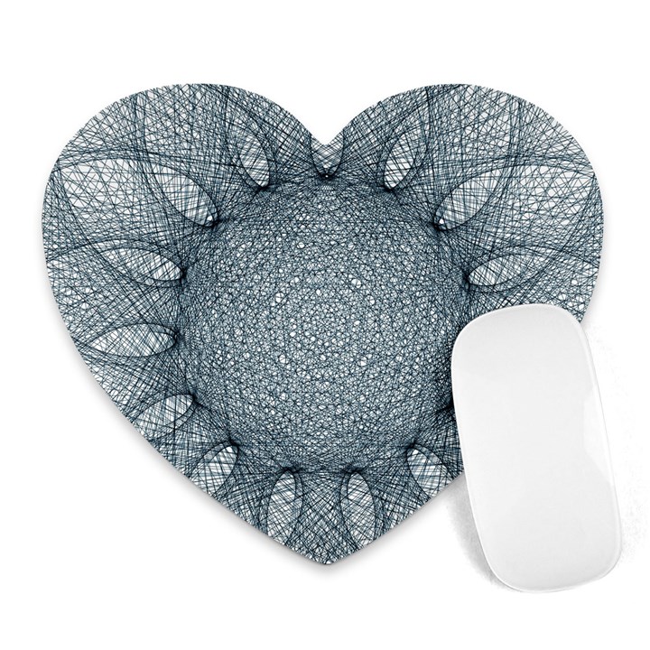 Mandala Mouse Pad (Heart)