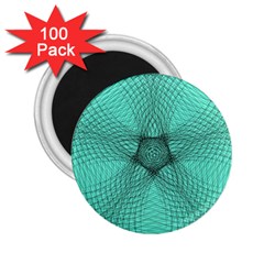 Spirograph 2 25  Button Magnet (100 Pack) by Siebenhuehner