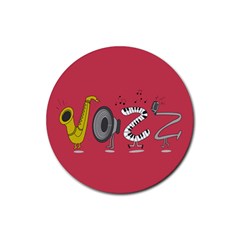 Jazz Drink Coasters 4 Pack (round) by PaolAllen2