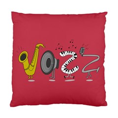 Jazz Cushion Case (single Sided)  by PaolAllen2