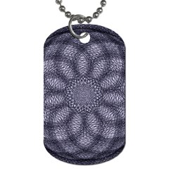 Spirograph Dog Tag (two-sided)  by Siebenhuehner