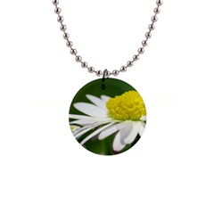 Daisy With Drops Button Necklace by Siebenhuehner