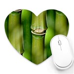 Bamboo Mouse Pad (Heart) Front