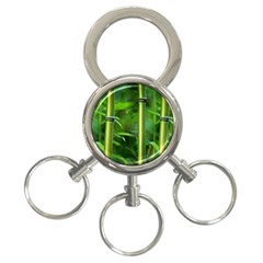 Bamboo 3-ring Key Chain by Siebenhuehner