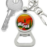 Mediteran Bottle Opener Key Chain Front