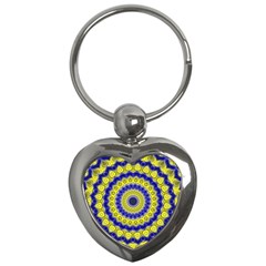 Mandala Key Chain (heart) by Siebenhuehner