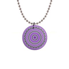 Mandala Button Necklace by Siebenhuehner