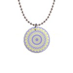 Mandala Button Necklace Front