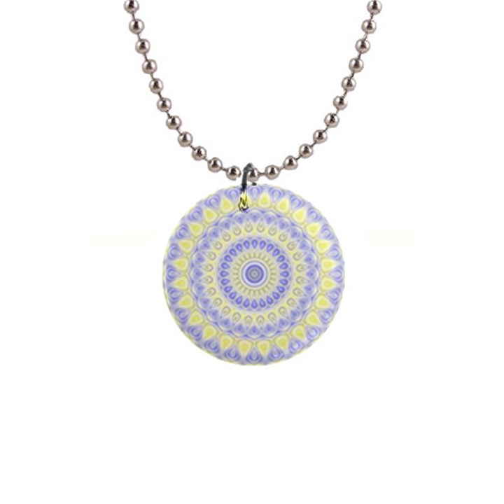 Mandala Button Necklace