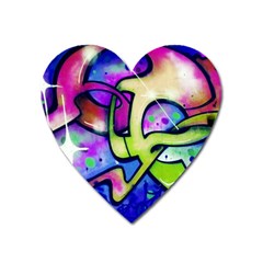 Graffity Magnet (heart) by Siebenhuehner