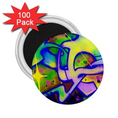 Graffity 2 25  Button Magnet (100 Pack) by Siebenhuehner