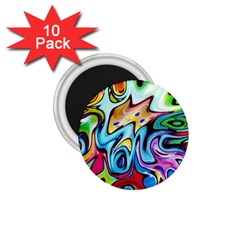 Graffity 1 75  Button Magnet (10 Pack) by Siebenhuehner