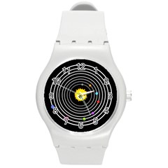 Solar System Plastic Sport Watch (medium) by PaolAllen2