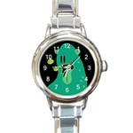 Monster Round Italian Charm Watch Front