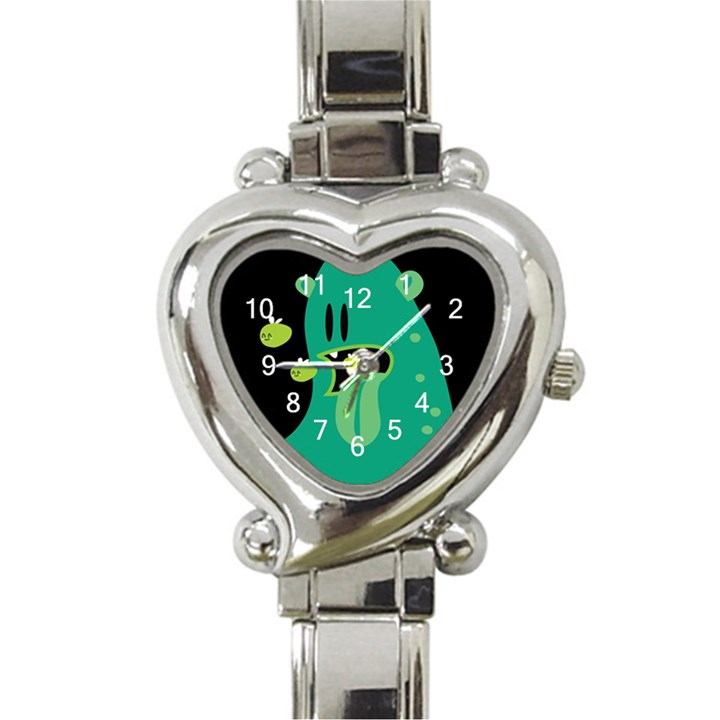 Monster Heart Italian Charm Watch 