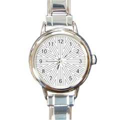 Explosion Round Italian Charm Watch by Contest1769124