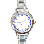 Color Chill Round Italian Charm Watch Front