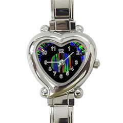 Black Chill O Heart Italian Charm Watch  by Contest1794328