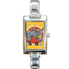 Flying Monkey Rectangular Italian Charm Watch by Contest1738792