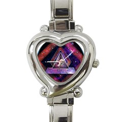 Galaxy Time Heart Italian Charm Watch  by Contest1775858