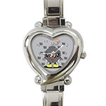 Time Bomb Heart Italian Charm Watch  Front