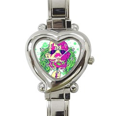 Bozo Zombie Heart Italian Charm Watch  by Contest1731890