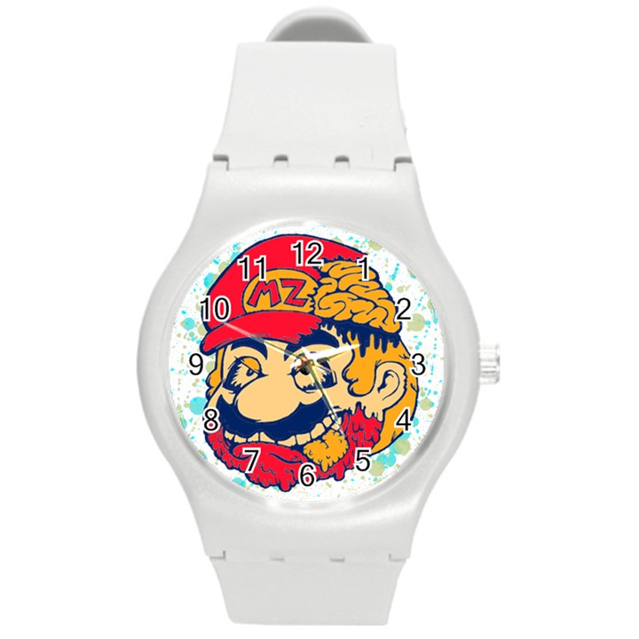 mario zombie Plastic Sport Watch (Medium)