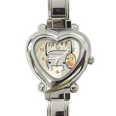 Happy Beam Heart Italian Charm Watch  by RachelIsaacs