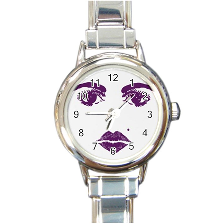 Beauty Time Round Italian Charm Watch