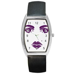 Beauty Time Tonneau Leather Watch by Contest1704350