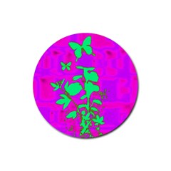 Butterfly Drink Coaster (round) by uniquedesignsbycassie