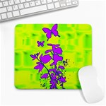 Butterfly Green Large Mouse Pad (Rectangle) Front