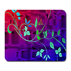 Floral Colorful Large Mouse Pad (rectangle) by uniquedesignsbycassie