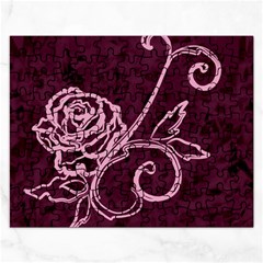 Rose Jigsaw Puzzle (rectangle) by uniquedesignsbycassie