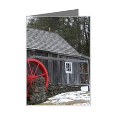 Vermont Christmas Barn Mini Greeting Card by plainandsimple