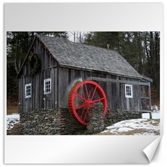 Vermont Christmas Barn Canvas 12  X 12  (unframed) by plainandsimple