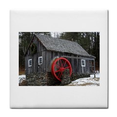 Vermont Christmas Barn Face Towel by plainandsimple