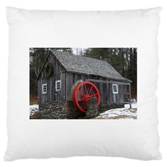 Vermont Christmas Barn Large Cushion Case (two Sided)  by plainandsimple