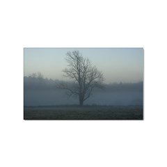 Foggy Tree Sticker (rectangle) by plainandsimple