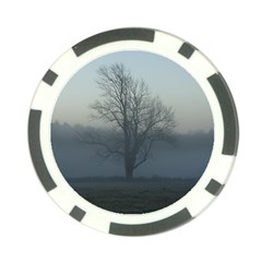 Foggy Tree Poker Chip by plainandsimple