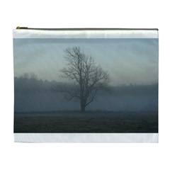 Foggy Tree Cosmetic Bag (xl) by plainandsimple