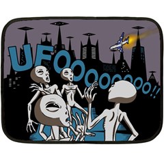 The Ufo Mini Fleece Blanket (single Sided) by Contest1732250